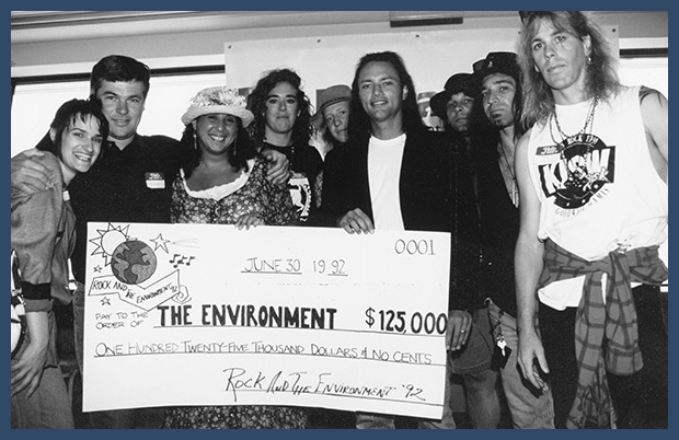 Proceeds from the Rock and the Environment Benefit Concert produced by Endangered Species Journalist Craig Kasnoff